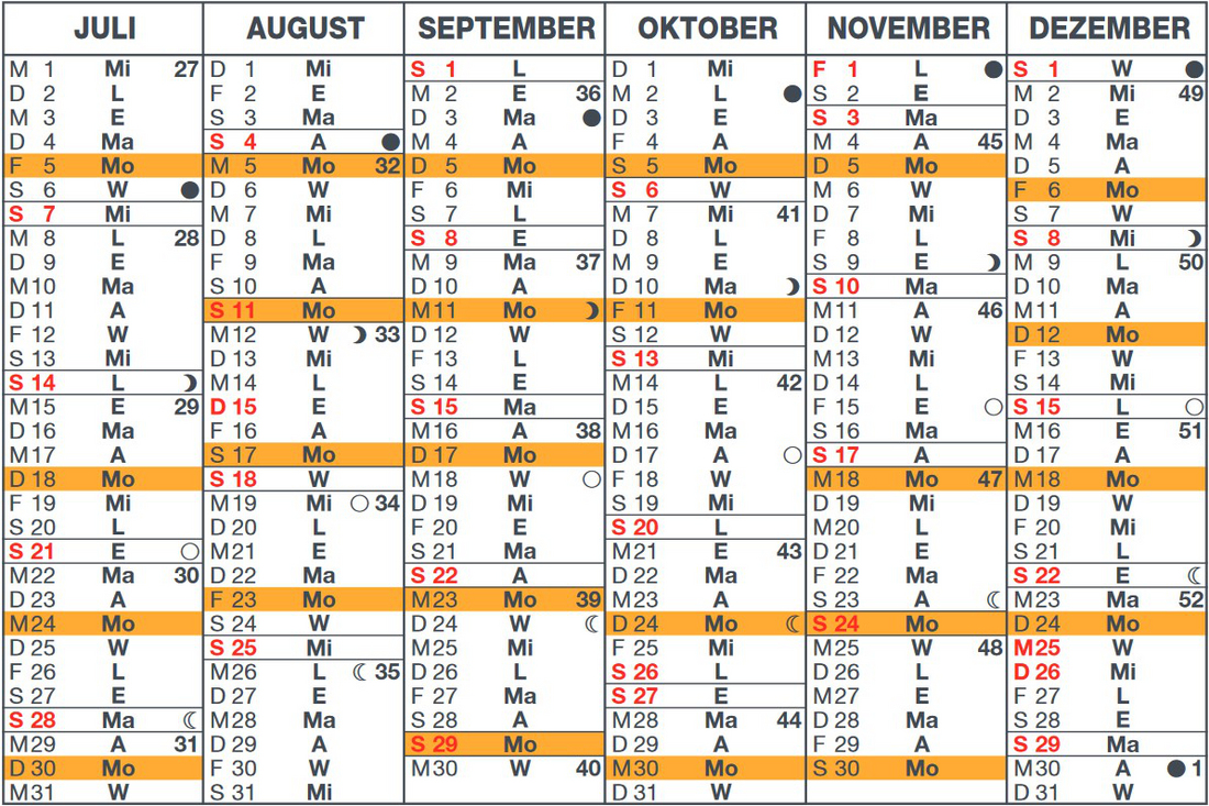 Nachtdienst 2024 Juli - Dezember